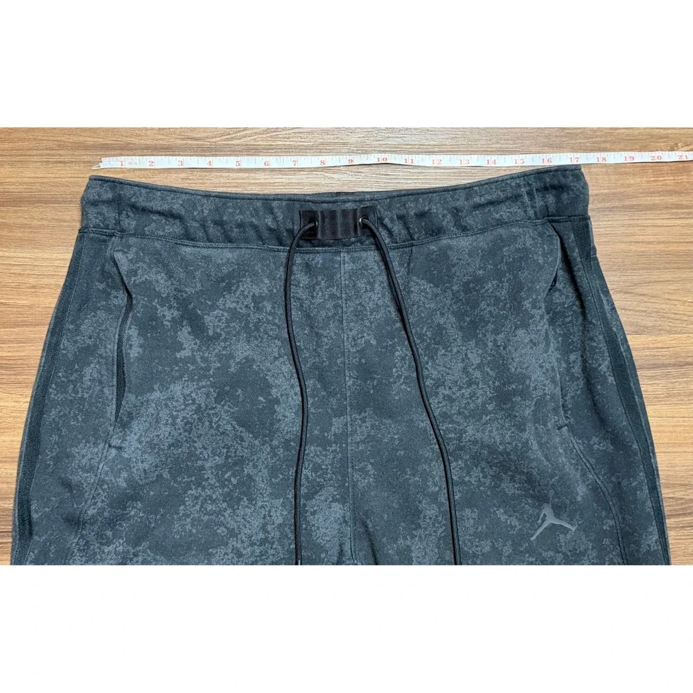 Nike Jordan Dri-FIT Sport Air Fleece Black Camo Jogger Pants (FN5844-010) Sz XL